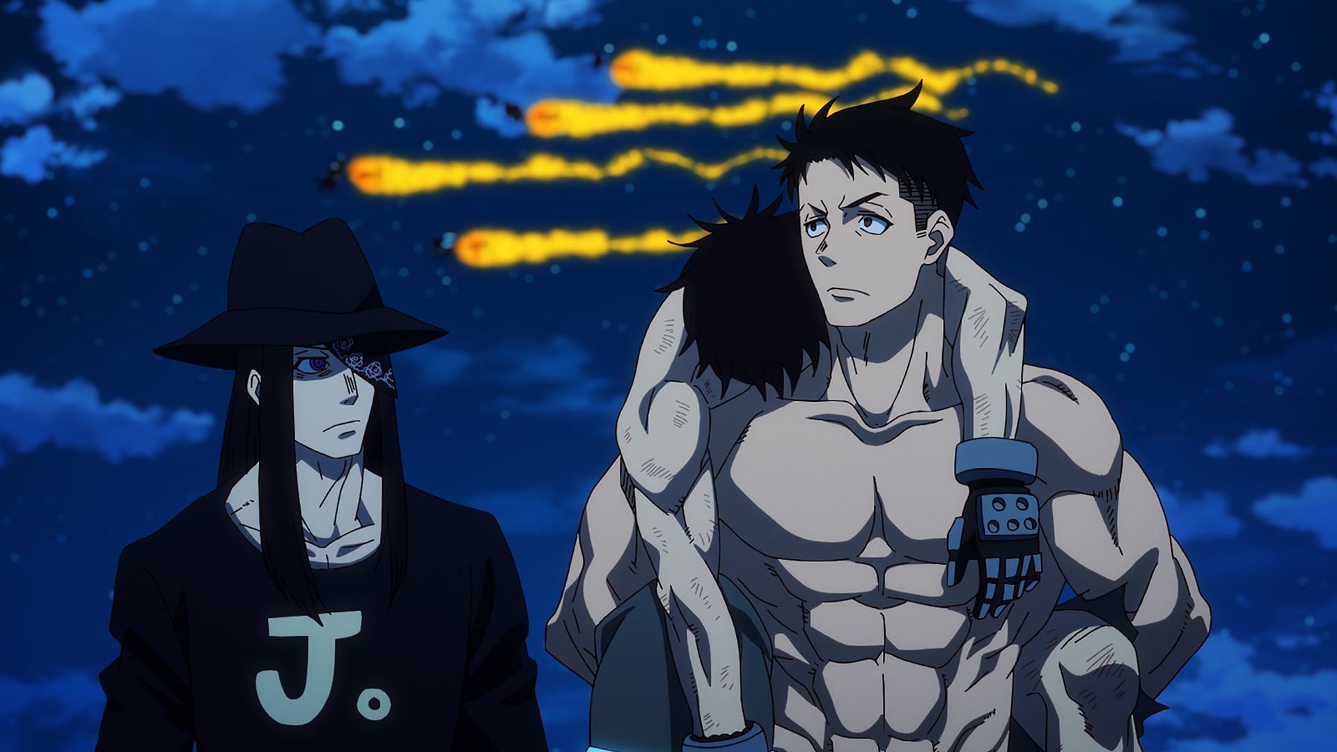 Joker, Obi, and Shinra (Image via David Production)